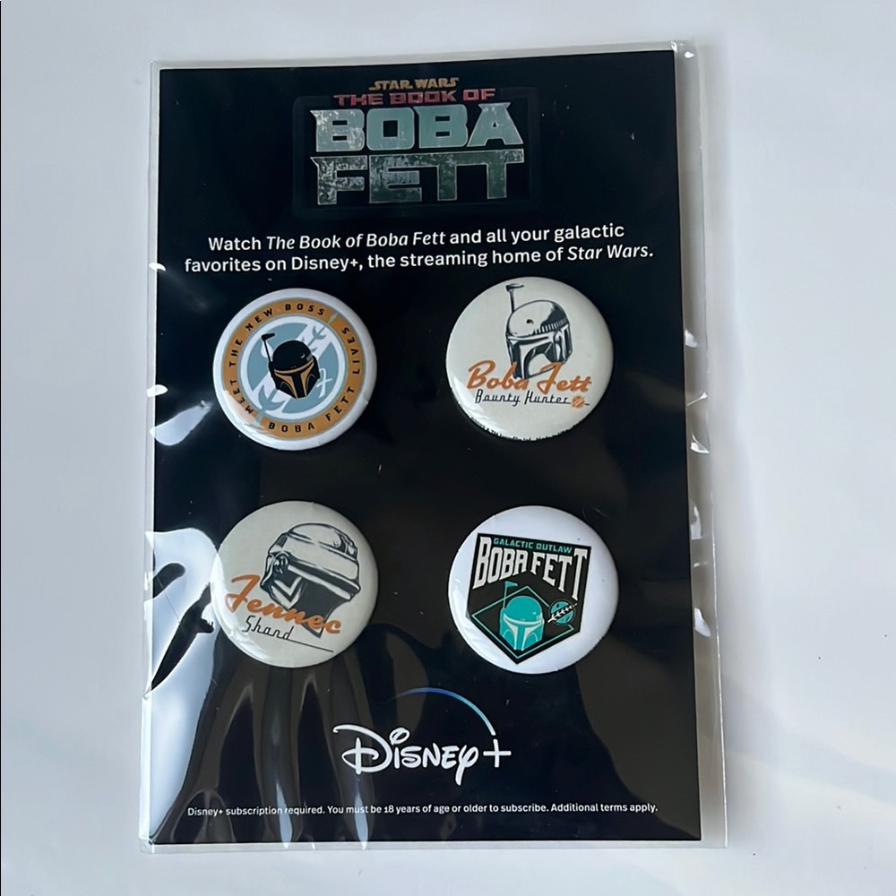 Star Wars Boba Fett Button Set